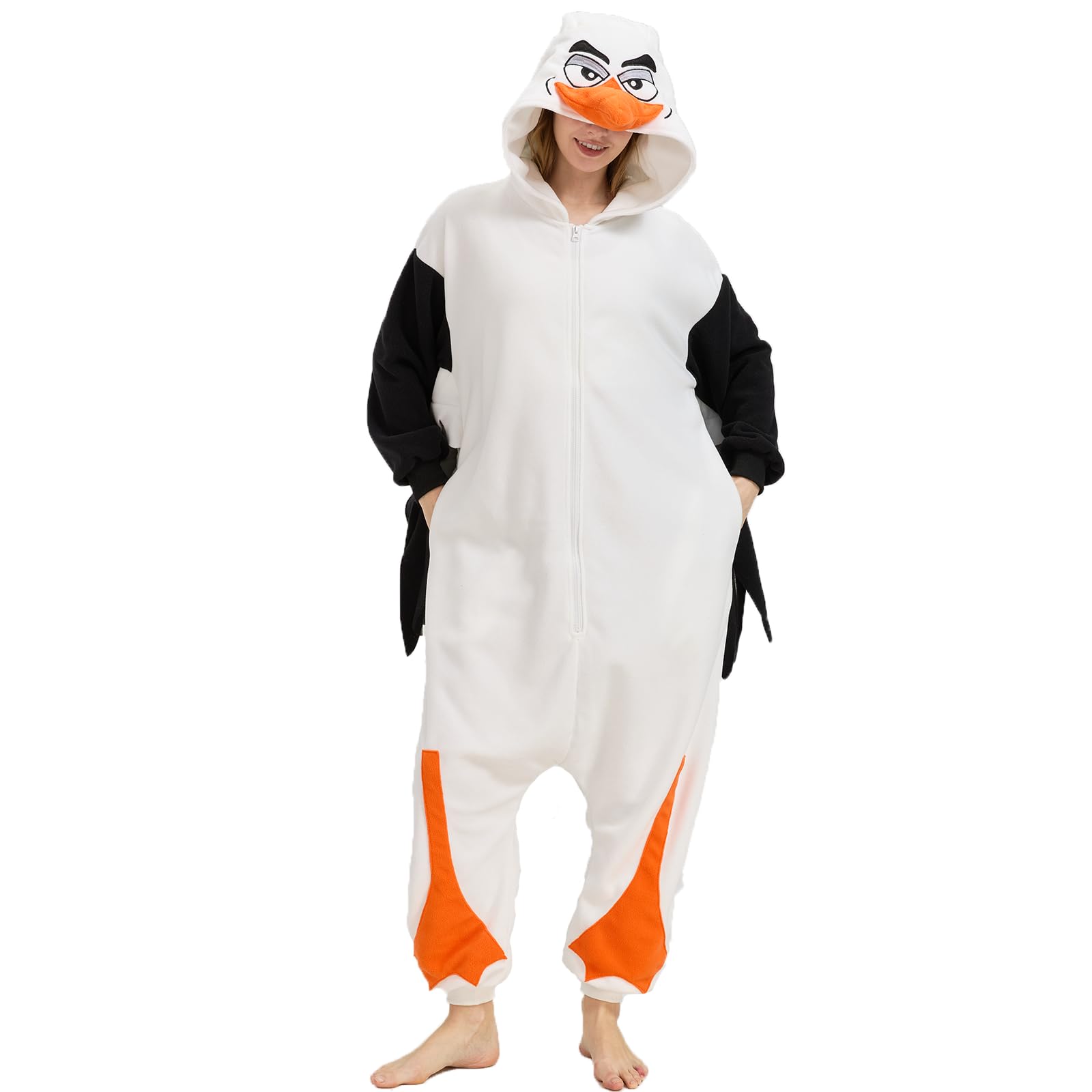 🕊️ The Lifelike Seagull Onesie – Coastal Comfort & Style