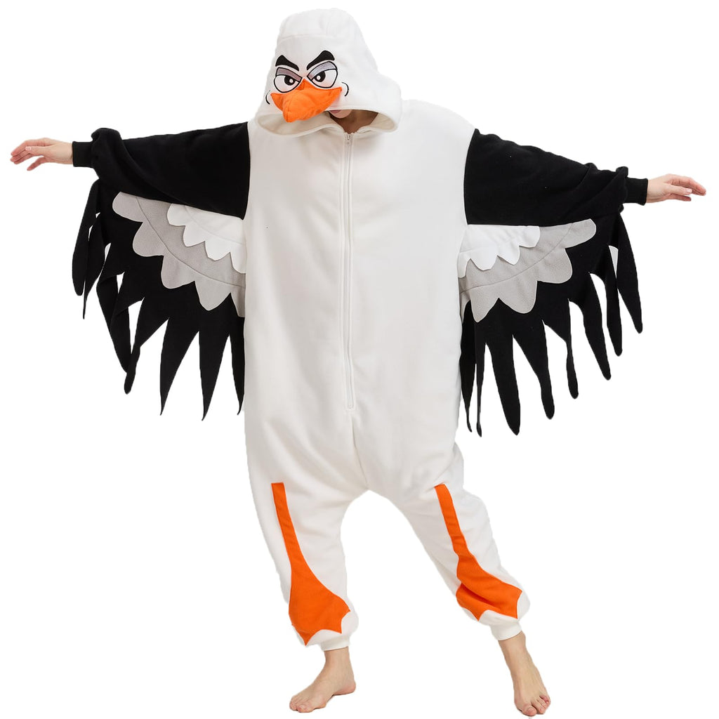 🕊️ The Lifelike Seagull Onesie – Coastal Comfort & Style