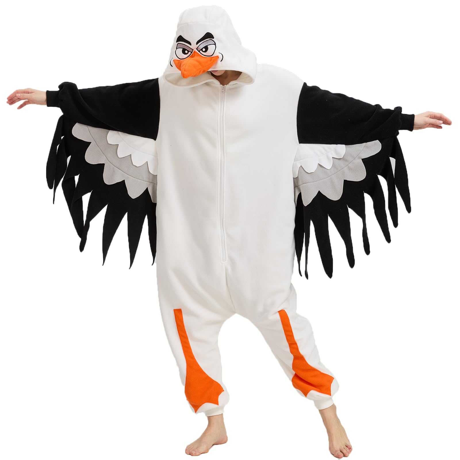 🕊️ The Lifelike Seagull Onesie – Coastal Comfort & Style