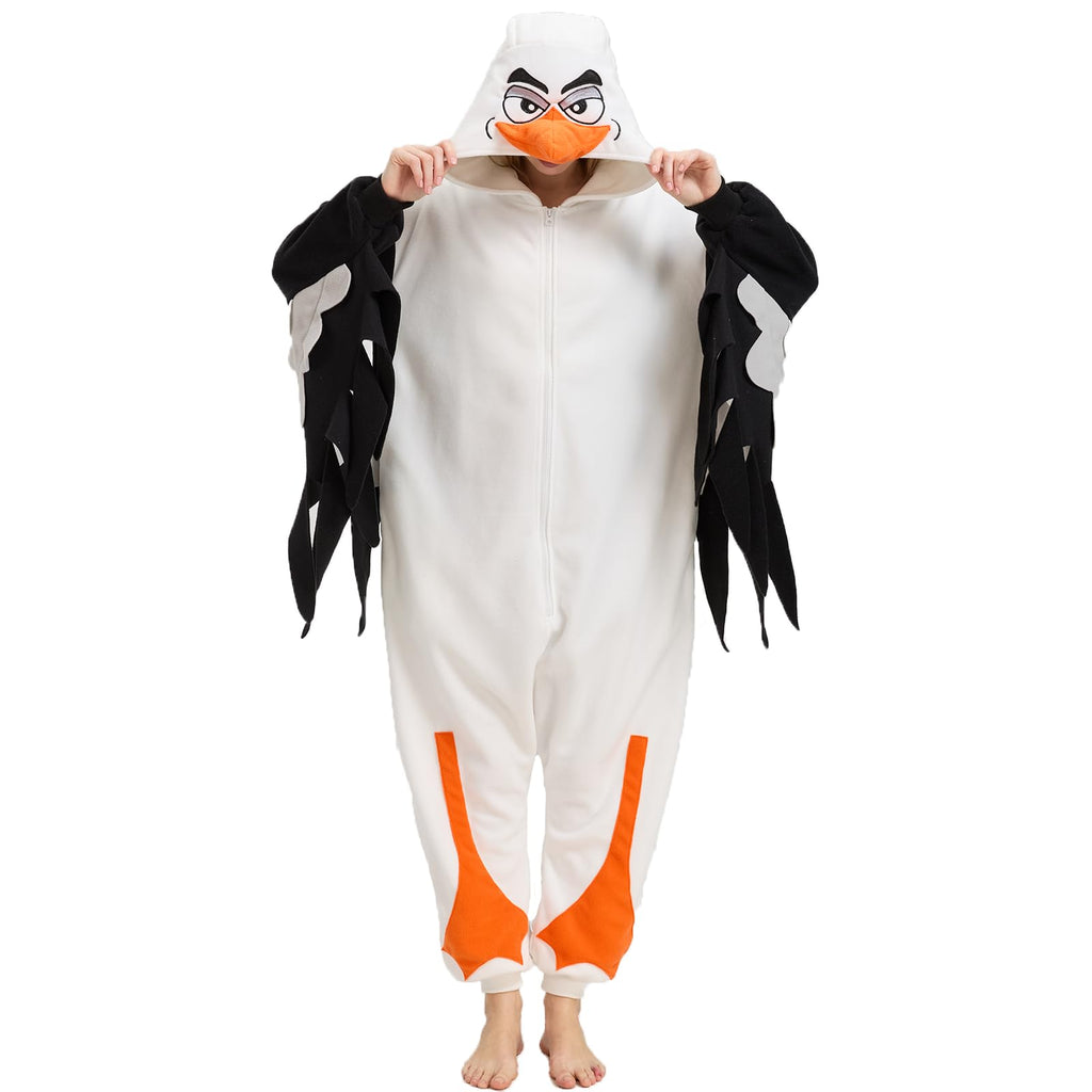 🕊️ The Lifelike Seagull Onesie – Coastal Comfort & Style
