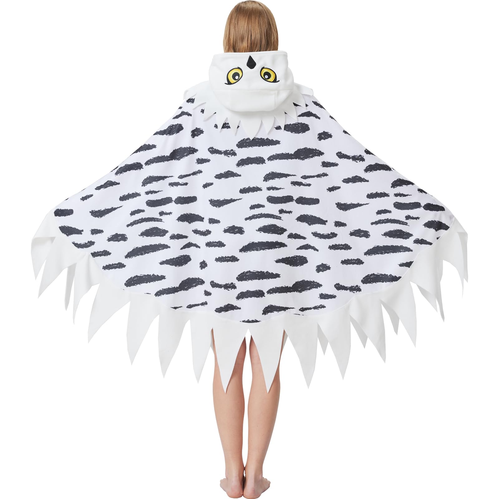 🦉 The Snowy Owl Cape – Majestic Warmth & Whimsy