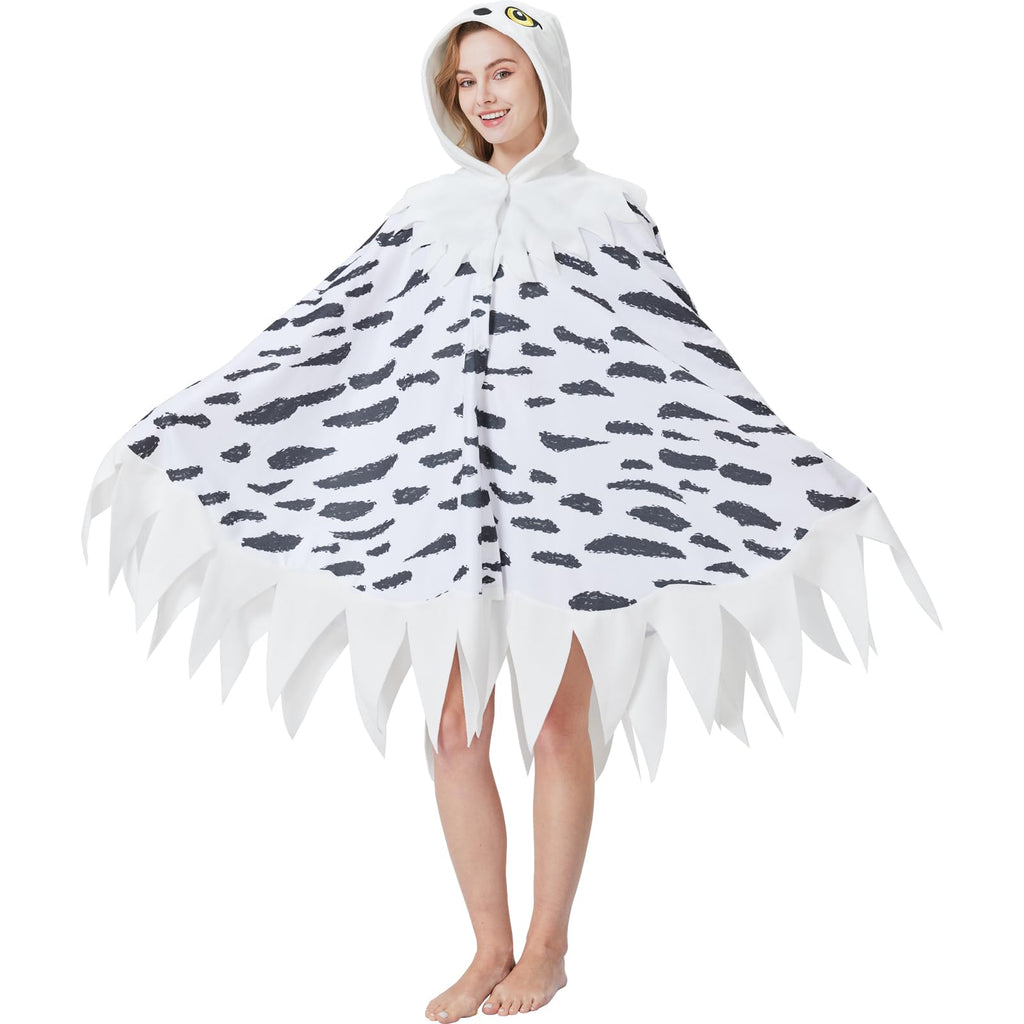 🦉 The Snowy Owl Cape – Majestic Warmth & Whimsy
