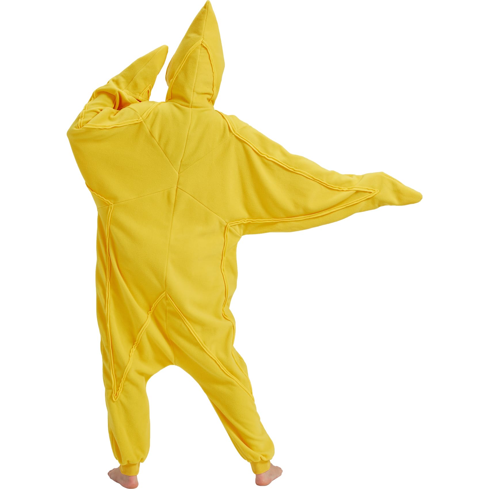 Adult Starfish Onesie Costume – Unique Sea Creature Pajamas with Detachable Gloves for Halloween & Cosplay