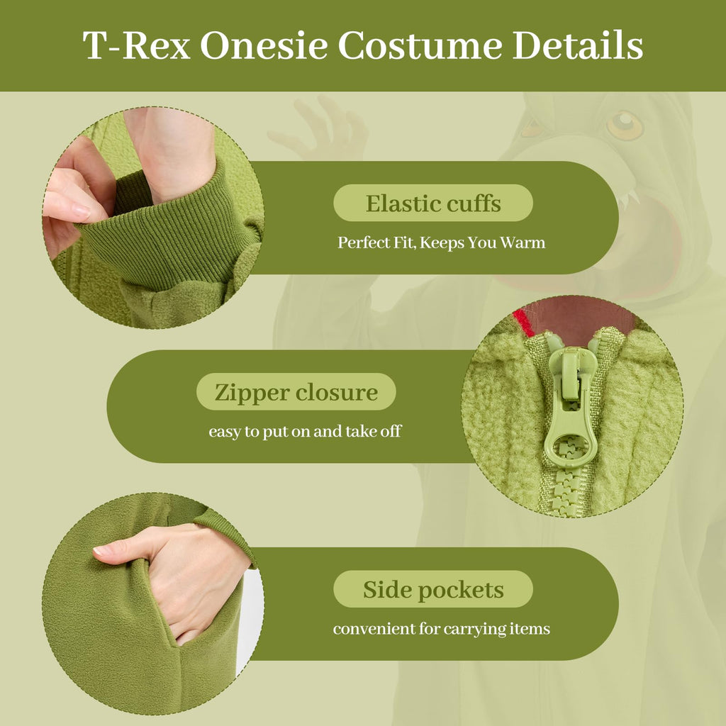 🦖 The Tyrannosaurus Rex Onesie – Roar into Comfort!
