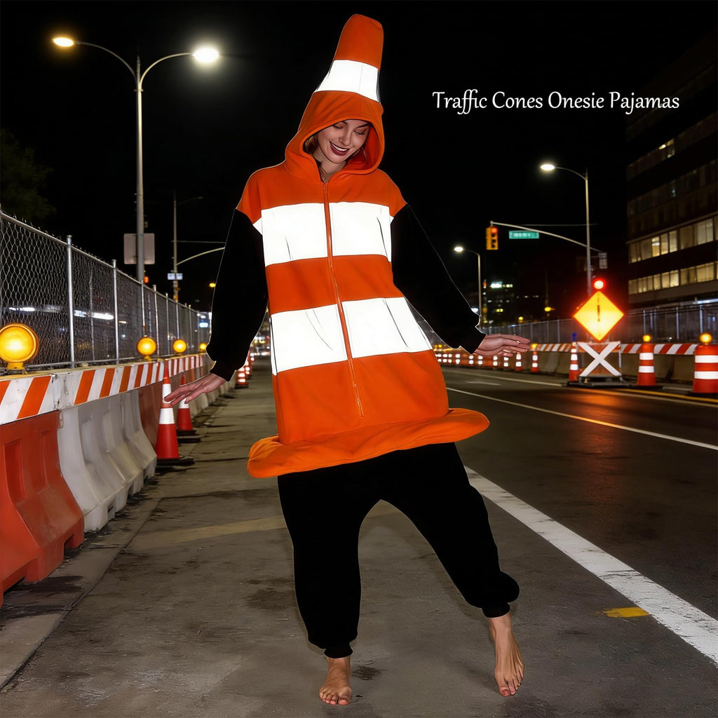 🚧 The Ultimate Traffic Cone Onesie – Stop Traffic in Style!