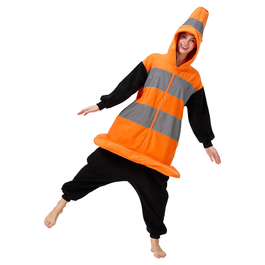 🚧 The Ultimate Traffic Cone Onesie – Stop Traffic in Style!