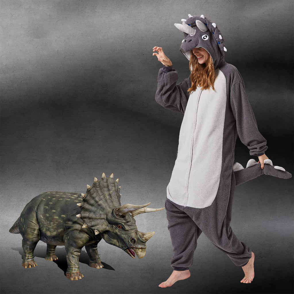 🦕 The Triceratops Onesie – Prehistoric Comfort & Cuddles