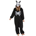 Adult Wendigo Onesie Costume – Mysterious Cryptid Pajamas with Antlers & Realistic Details for Halloween & Cosplay