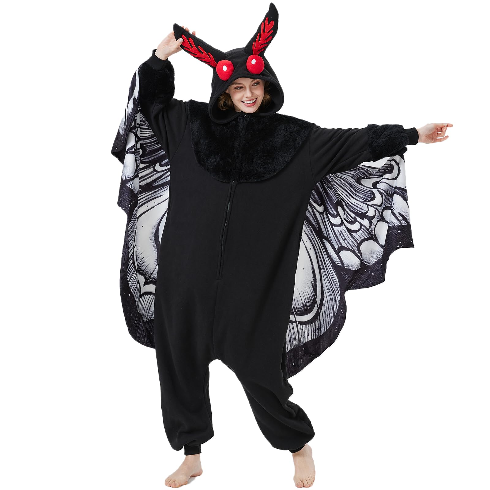 🦇 The Mothman Onesie – Unleash the Legend