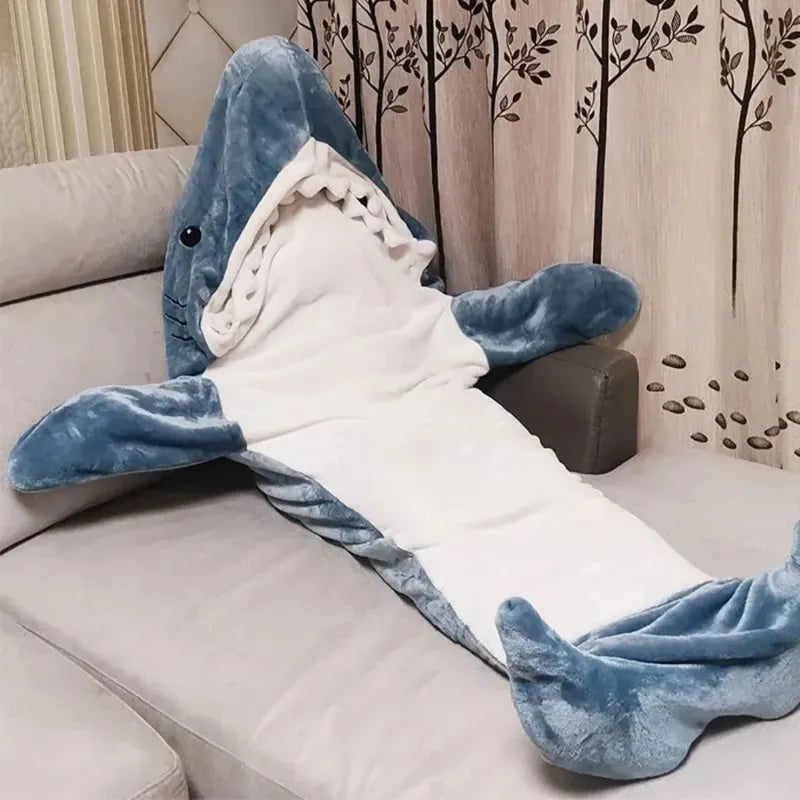 Personalized Cartoon Shark Onesie Pajamas Cozy Home Loungewear